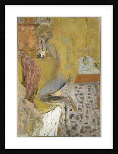 Nu de dos à la toilette (Nu jaune), 1934 by Pierre Bonnard