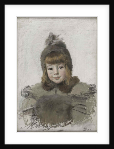 Portrait of a little girl, c. 1898 by Anonymous