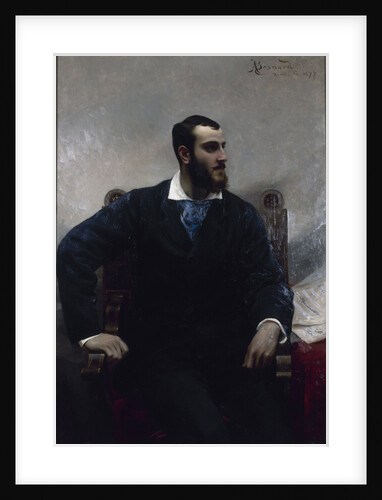 Portrait of the composer André Wormser, 1877 by Anonymous