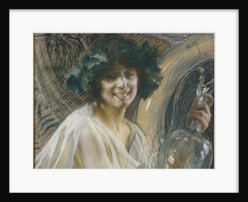 Bacchante (Nymph crowned with vine leaves), um 1900-1904 by Anonymous