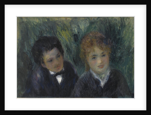 Portrait dun jeune homme et dune jeune fille, 1875-1880 by Anonymous