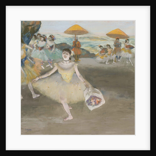 Danseuse au bouquet, saluant sur la scène (Dancer with bouquet), 1878 by Anonymous