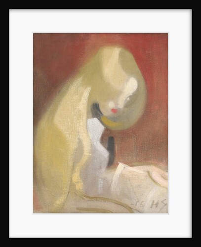 Girl with blond hair, 1916 by Anonymous