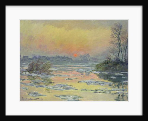 Coucher de Soleil sur la Seine (Sunset on the Seine), 1880 by Anonymous