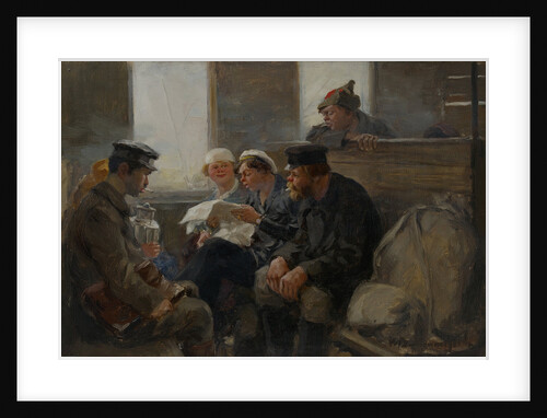 Group of Bolsheviks on a train, 1918-1923 by Anonymous
