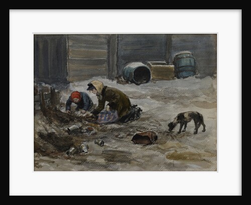 Hungry years in Petrograd (Drawn from nature), 1919 by Anonymous