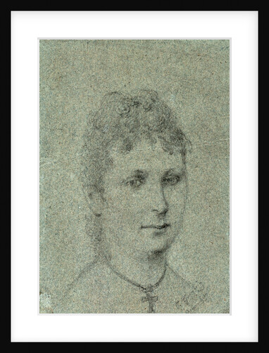 Portrait of Mette-Sophie Gad, ca 1873 by Anonymous