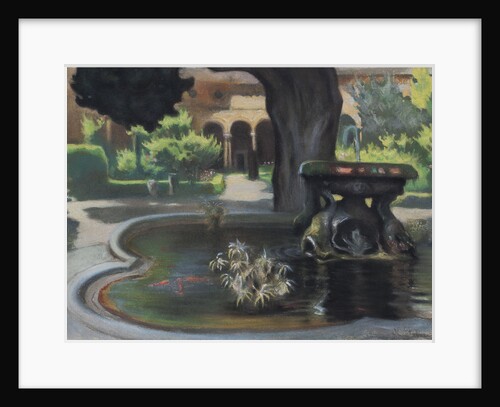 The Courtyard with the Fountain, 1924 by Anonymous