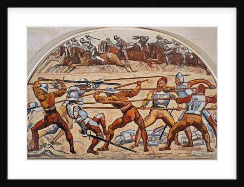 The Battle of Murten. Study, 1917 by Anonymous