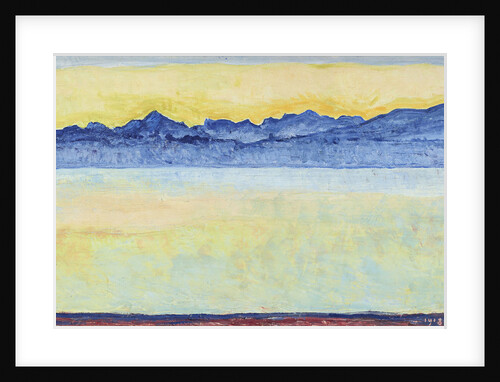 Lake Geneva early in the Morning, 1918 by Anonymous
