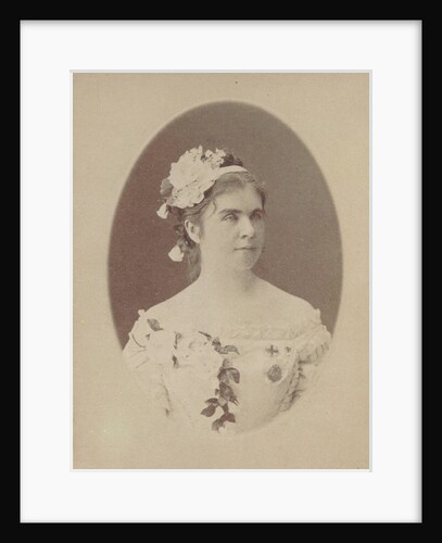 Portrait of the Singer Yelizaveta Lavrovskaya, 1890s by Anonymous