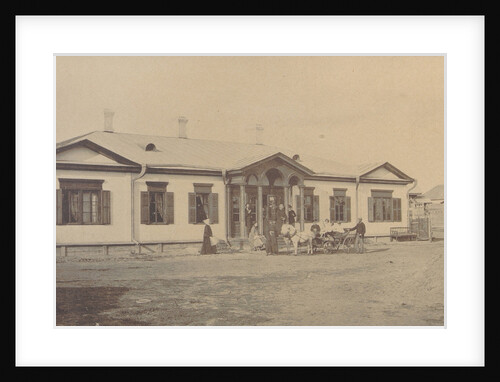 Pyotr Tchaikovsky with the Davydov Family in the Verbovka estate by Anonymous