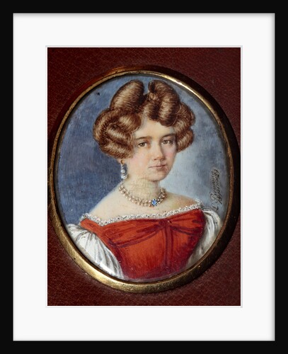 Portrait of Alexandra Andreyevna Tchaikovsky, née dAssier, 1829 by Anonymous