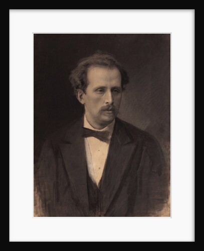 Portrait of the pianist and composer Nikolay Rubinstein, 1870s by Anonymous