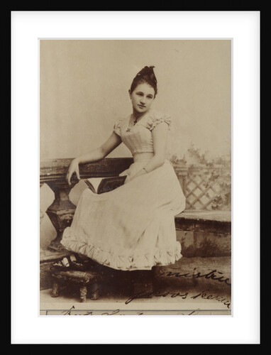 Portrait of the opera singer Bertha Foerster-Lauterer as Tatiana in opera Eugene Onegin by Anonymous