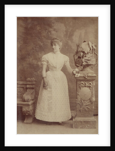 Portrait of the opera singer Nina Alexandrovna Friede as Olga in opera Eugene Onegin by Anonymous