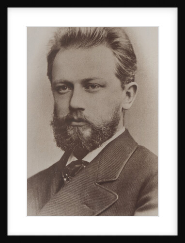Portrait of the composer Pyotr Ilyich Tchaikovsky, 1874 by Anonymous