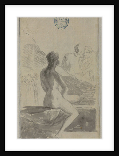 Young woman at the Well (Susanna and the Elders?) from the Madrid Album, 1795 by Anonymous