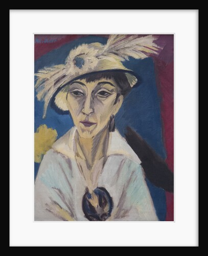 Portrait of Erna Schilling (Lady with Hat), 1913 by Anonymous