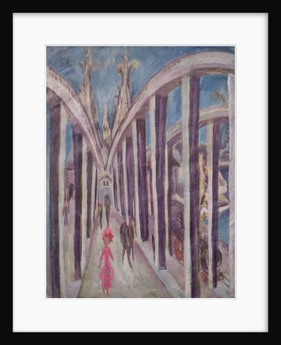 Rhine Bridge at Cologne, 1914 by Anonymous