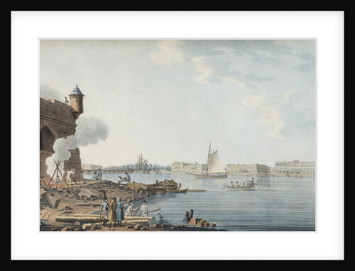 Saint Petersburg. View from the Peter and Paul Fortress on the Summer Garden, 1806 by Anonymous