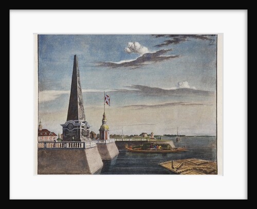 View of the Kronstadt pier, Early 19th cen by Anonymous