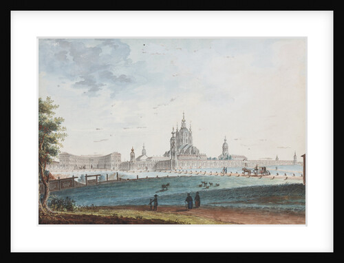 The Smolny Convent in Saint Petersburg, 1790s by Anonymous