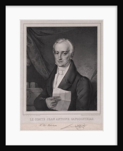 Count Ioannis Antonios Kapodistrias, 1834 by Anonymous