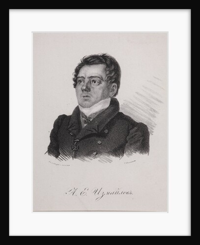 Portrait of Alexander Efimovich Izmaylov, 1820s by Anonymous