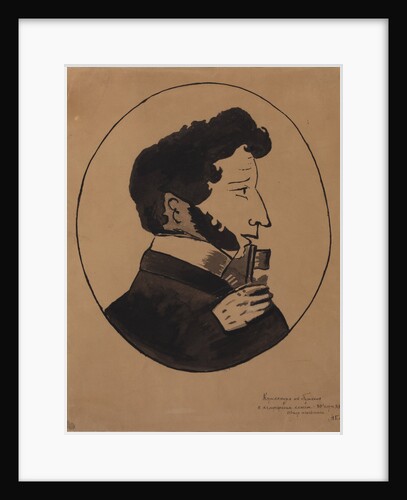 Poet Alexander Sergeyevich Pushkin with the Chamberlains key, 1830s by Anonymous
