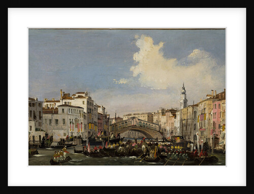 Venice, Regatta on the Grand Canal, ca 1848 by Anonymous