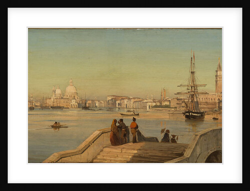 Venice, Panorama from the bridge, 1858 by Anonymous