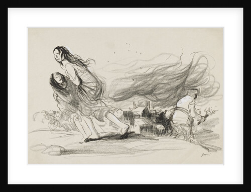 They Are Burning Everything - They must be about to Retreat, c. 1919 by Jean Louis Forain