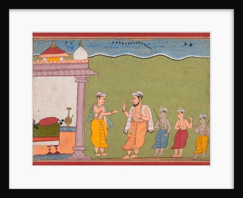 Vasudeva Meets Nanda from a Bhagavata Purana, 1610 by Unknown