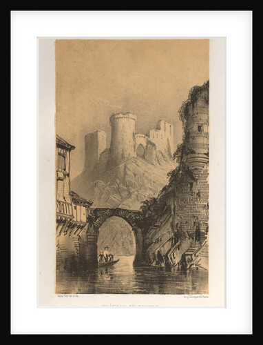 …Pl. 12, Chateau De Druyes, 1860 by Victor Petit