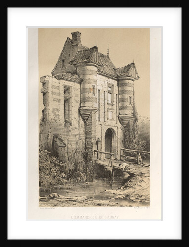 …Pl. 23, Commanderie De Launay, published 1860 by Victor Petit