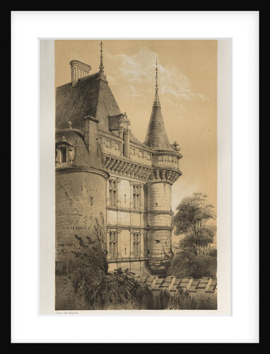 …Pl. 32, Château DAzay-Le-Rideau, 1860 by Victor Petit