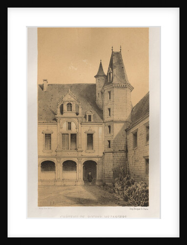 …Pl. 36, Château De Rocher Mezangers, 1860 by Victor Petit