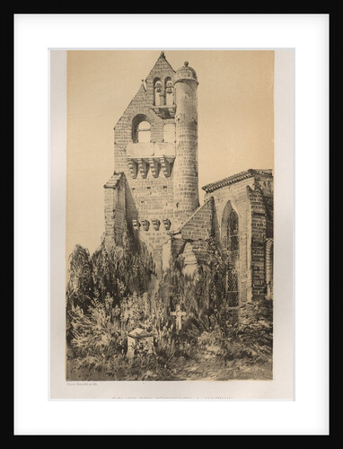 …Pl. 40, Église Des Pénitents À Avignon, 1860 by Victor Petit