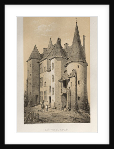 …Pl. 45 Château De Chassy, 1860 by Victor Petit