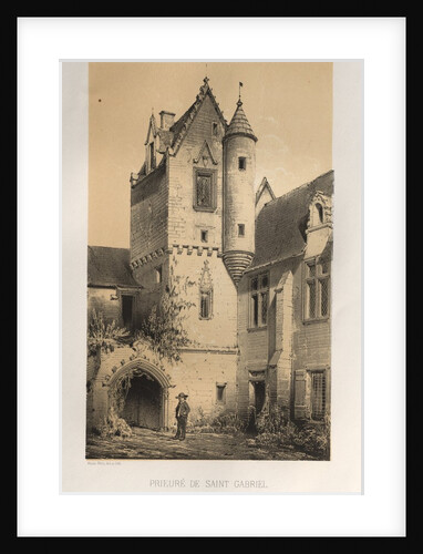 …Pl. 46, Prieuré De Saint Gabriel, 1860 by Victor Petit