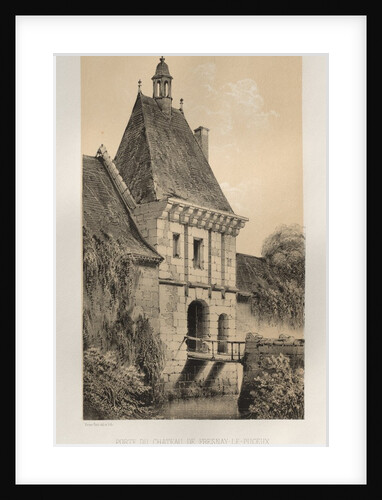 …Pl. 48, Porte Du Château de Fresnay-Le-Puceux, 1860 by Victor Petit