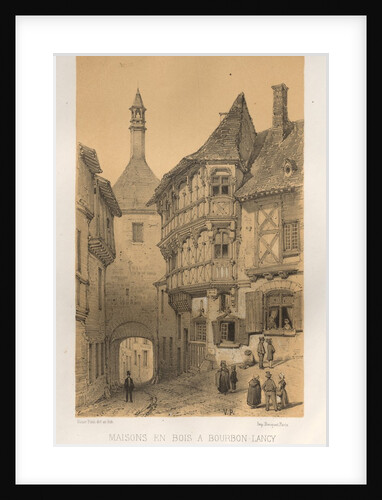 …Pl. 5, Maison en Bois a Bourbon-Lancy, 1860 by Victor Petit