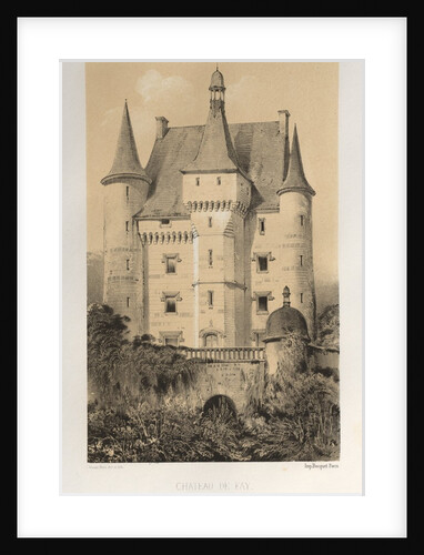 …Pl. 52, Château De Fay, 1860 by Victor Petit