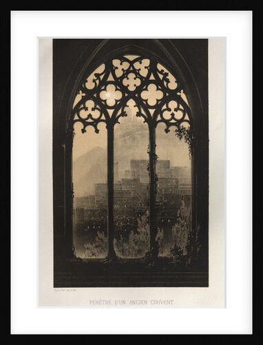 …Pl. 54, Fenêtre Dun Ancien Couvent, 1860 by Victor Petit