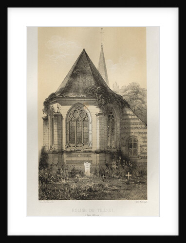 …Pl. 56, Église Du Tilleul, 1860 by Victor Petit