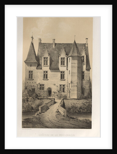 …Pl. 57, Château De La Poissonnière, 1860 by Victor Petit