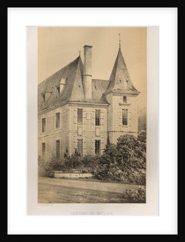 …Pl. 59, Château De Baclair, 1860 by Victor Petit