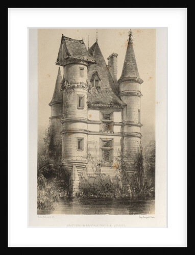 …Pl. 63, Ancien Manoir De La Fosse, 1860 by Victor Petit