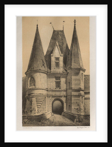 …Pl. 65, Le ChasteLet-Neuf, 1860 by Victor Petit